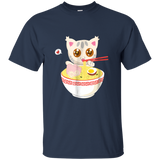 Ramen Cat Japanese Anime shirt Cotton t shirt