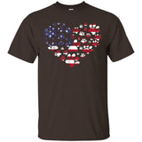 Amercian Paw Heart 4th Of July Patriot Dog Owner TShirt JAQ T-Shirt